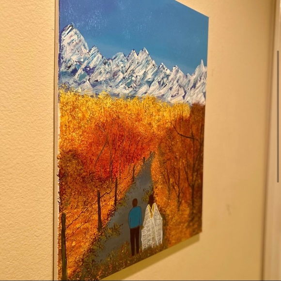 FALL DECOR couple painting - Picture 2 of 3